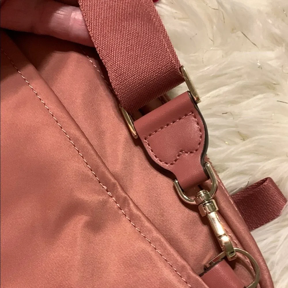 Kate Spade Chelsea color Pomegranate Laptop Bag with Structured Nylon Design